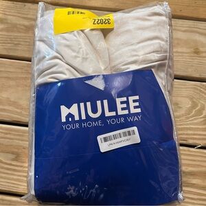 Ivory Velvet Curtains 2 Panels Set Pinch Pleat Insulated Light Blocking Drapes